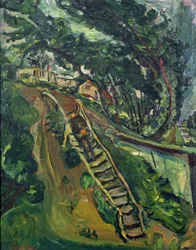 Mann, der die Treppe hinaufgeht, 1922-3